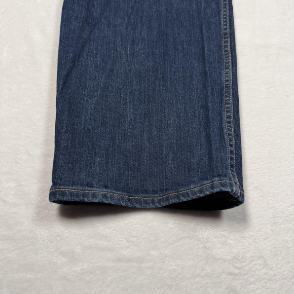 Carhartt FR Jeans Mens 50x32 Blue Relaxed Fit Straight Leg Denim Medium Wash - Picture 4 of 16
